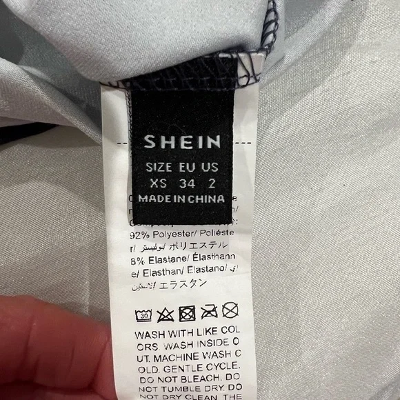 SHEIN LONG BODYCON DRESS SIZE XS - Picture 4 of 4